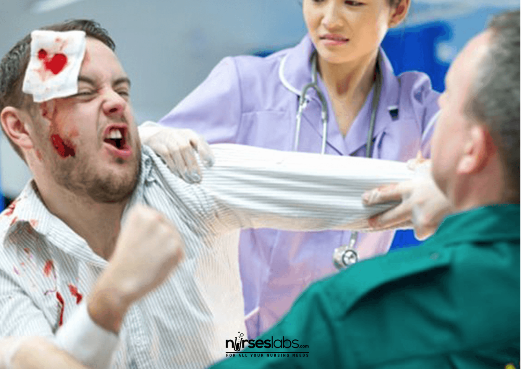 Assaulting Hospital Personnel on Hospital Property is a Crime (Courtesy Nurselabs)