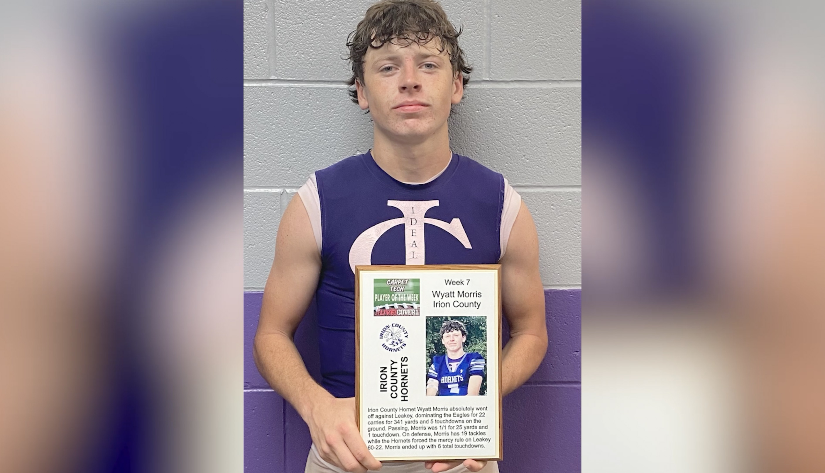 Irion County Hornets Wyatt Morris