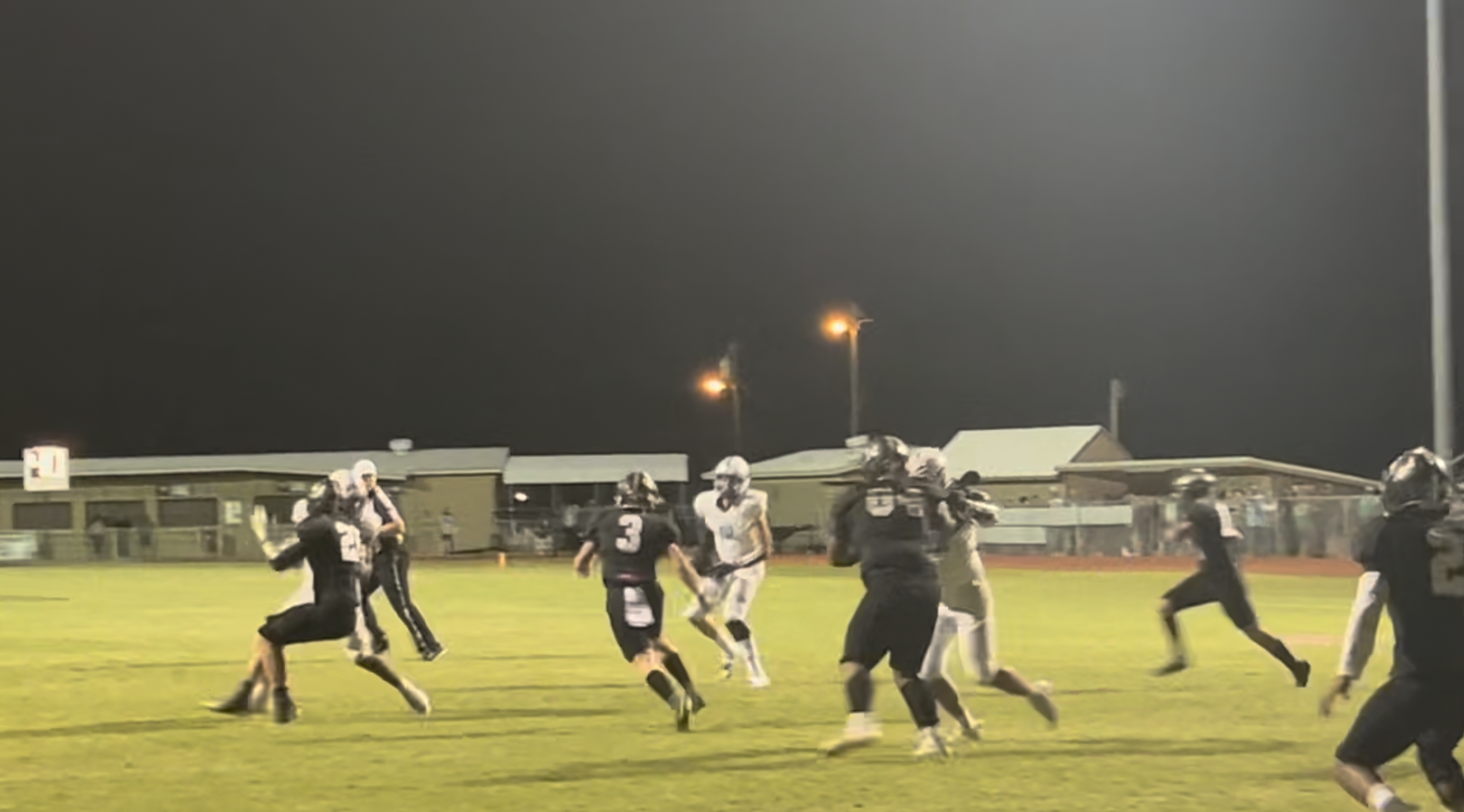 The Brady Bulldogs defense stops the TLCA San Angelo Eagles.