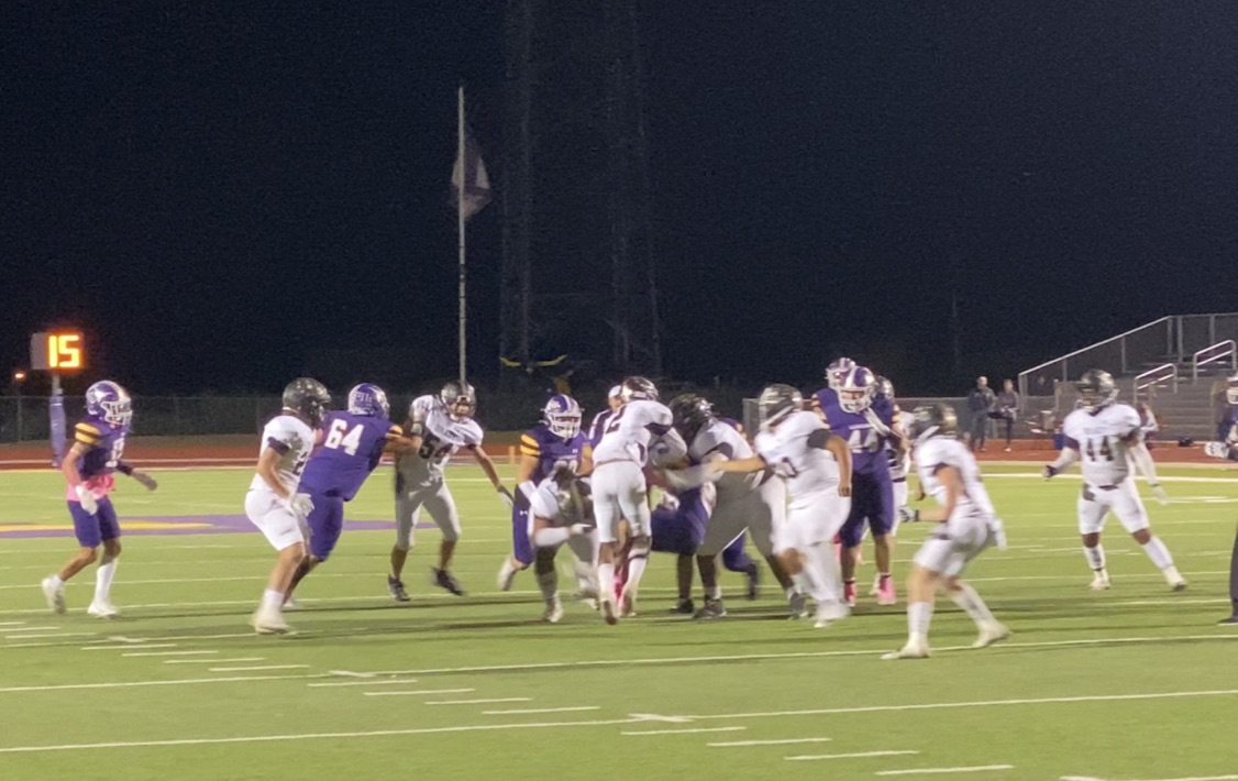 Brady's Zeke Jones tackles Early's Ben Morris