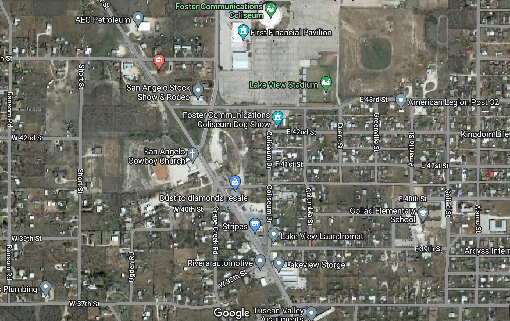 Chadbourne St. Google Map (Courtesy Google Maps)