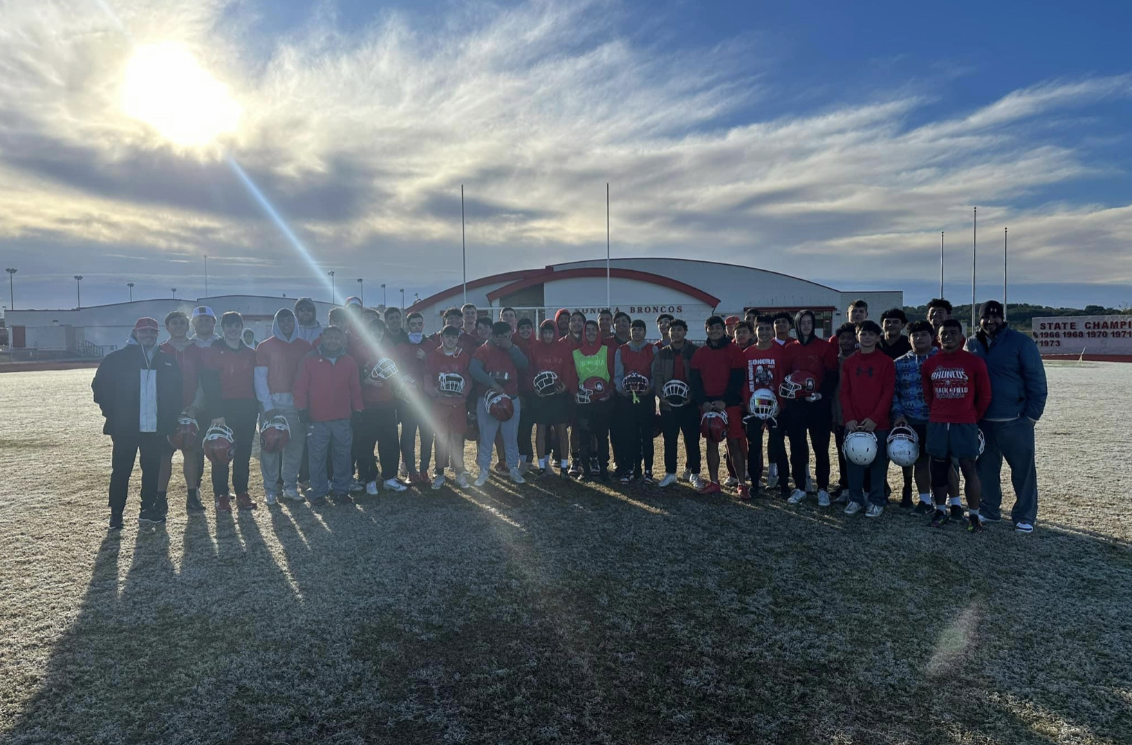 The 2023 Sonora Broncos on Thanksgiving Day