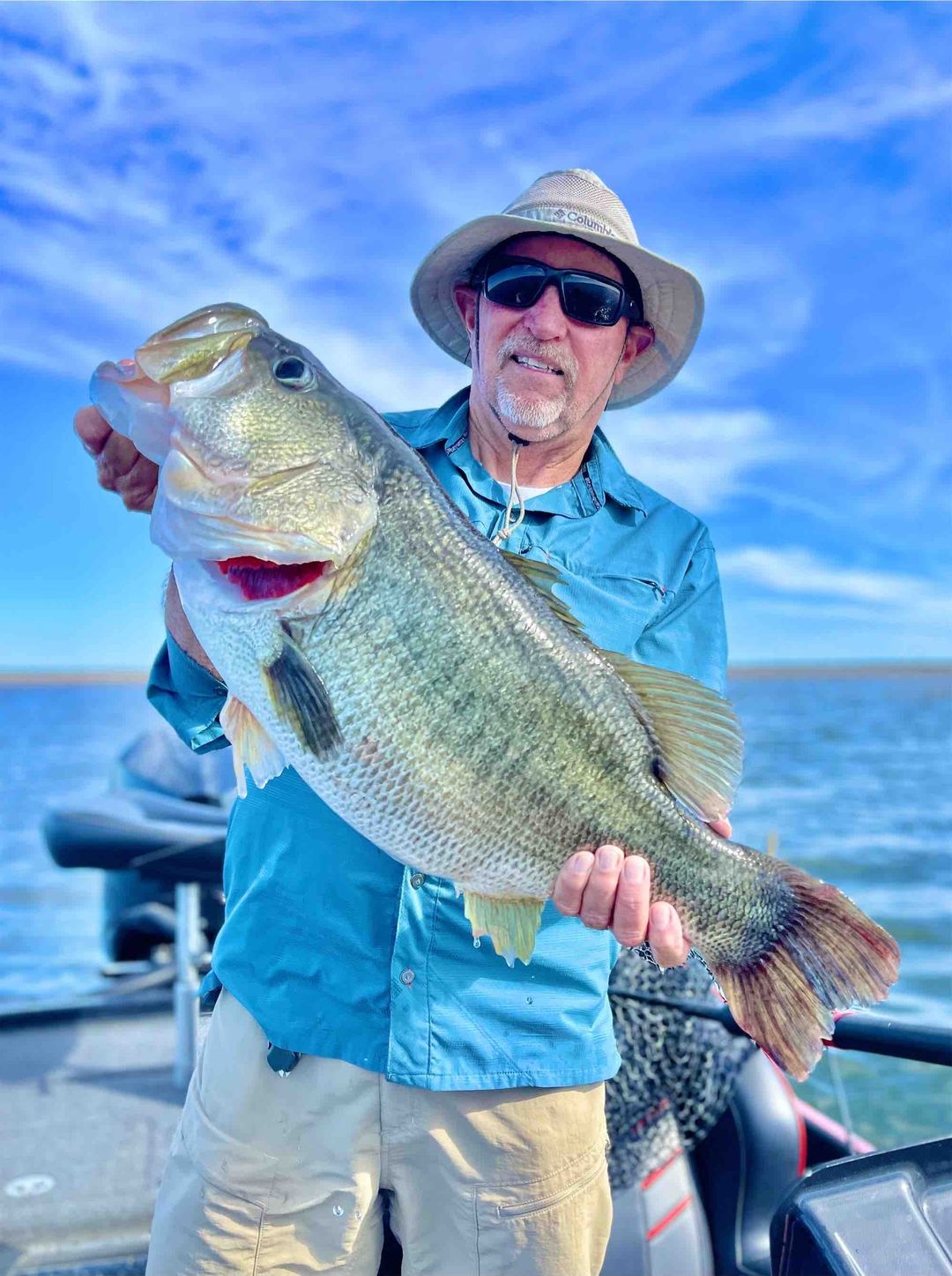 Mike Stanford 12.21 bass Ivie (Courtesy TPWD)