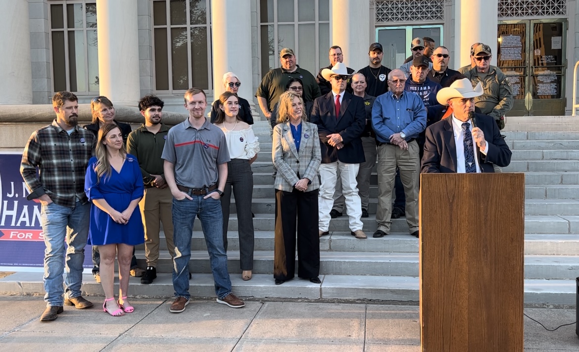 Tom Green Co. Sheriff Hanna Runs Again (LIVE! Photo Yantis Green)