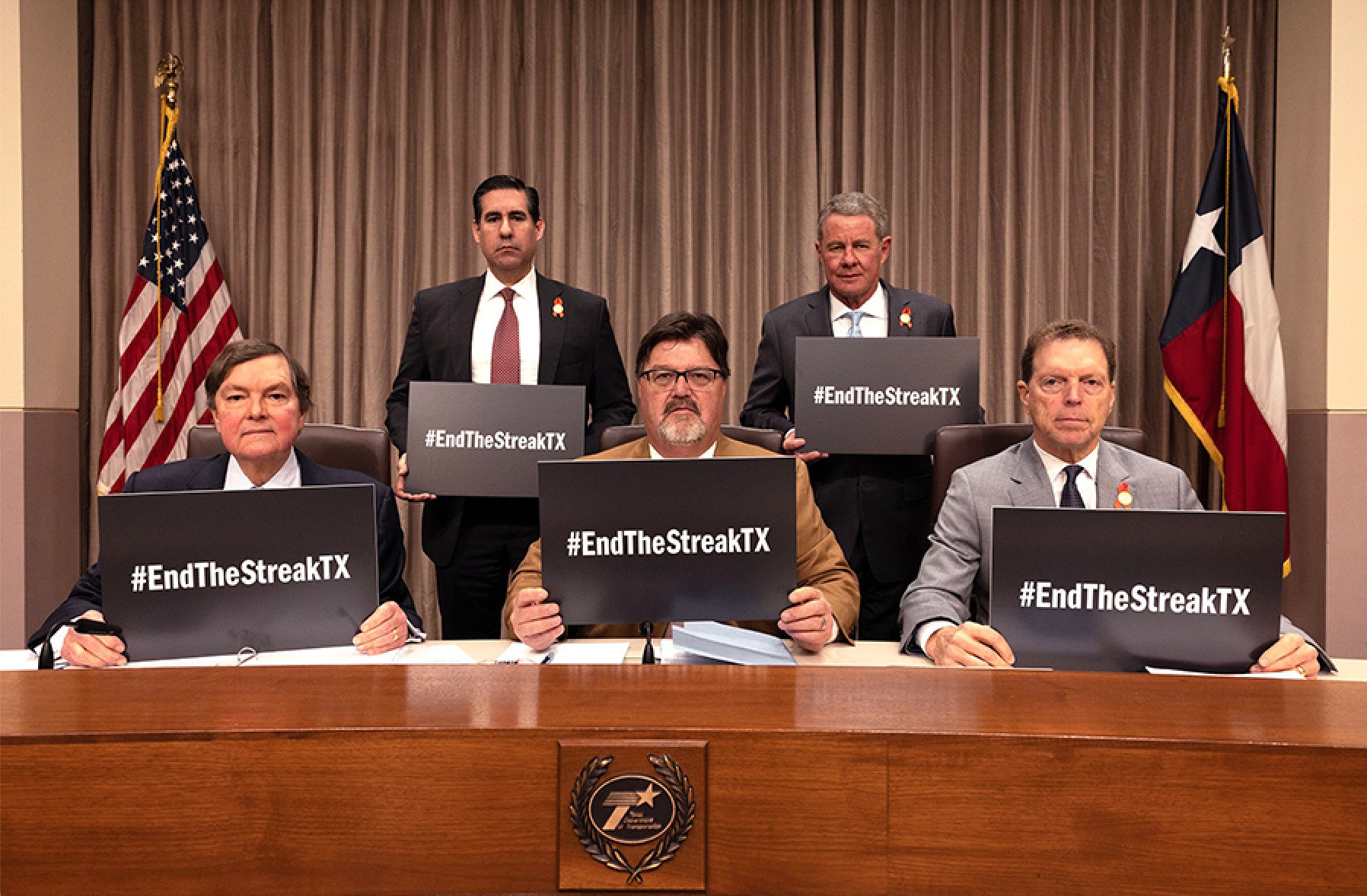 TxDOT Commissioners End the Streak (Courtesy TxDOT)