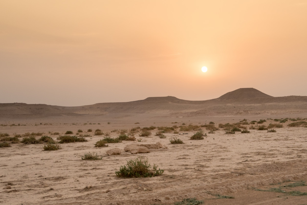 Cold Dry Freeze in the Desert (Courtesy StormGEO)