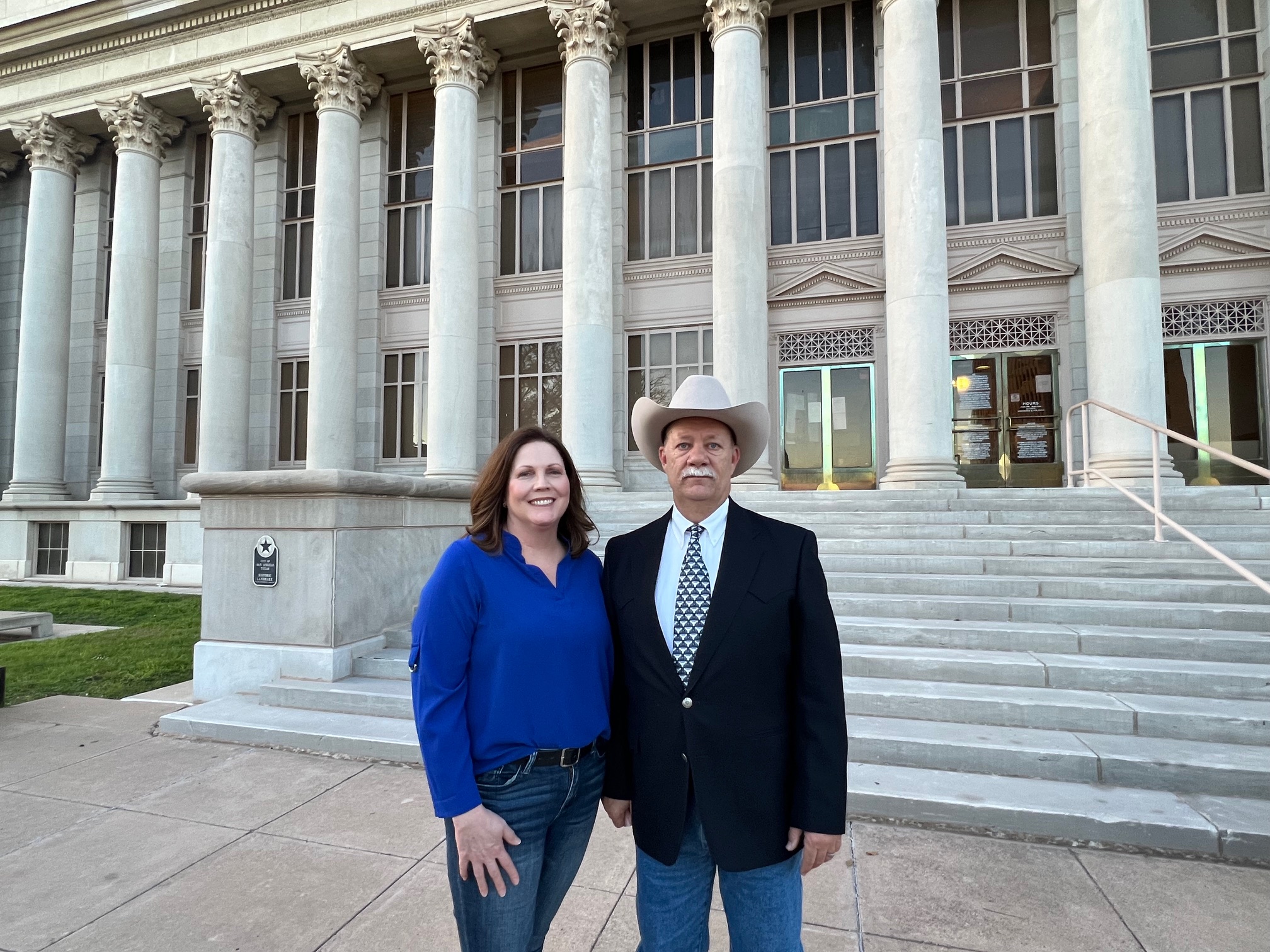 Thomas &amp; Angela Bigham at TGC Courthouse (LIVE Photo Yantis Green)