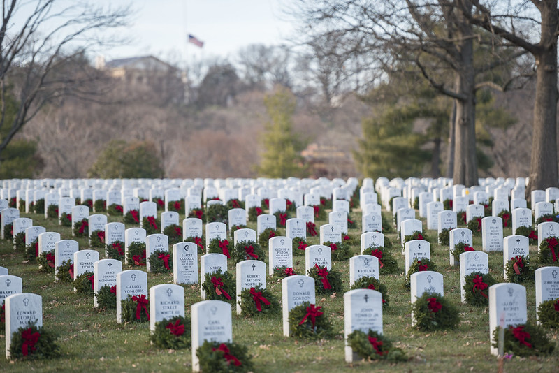 Wreaths Across America at Arlington National Cemetery (Courtesy Arlington NS)