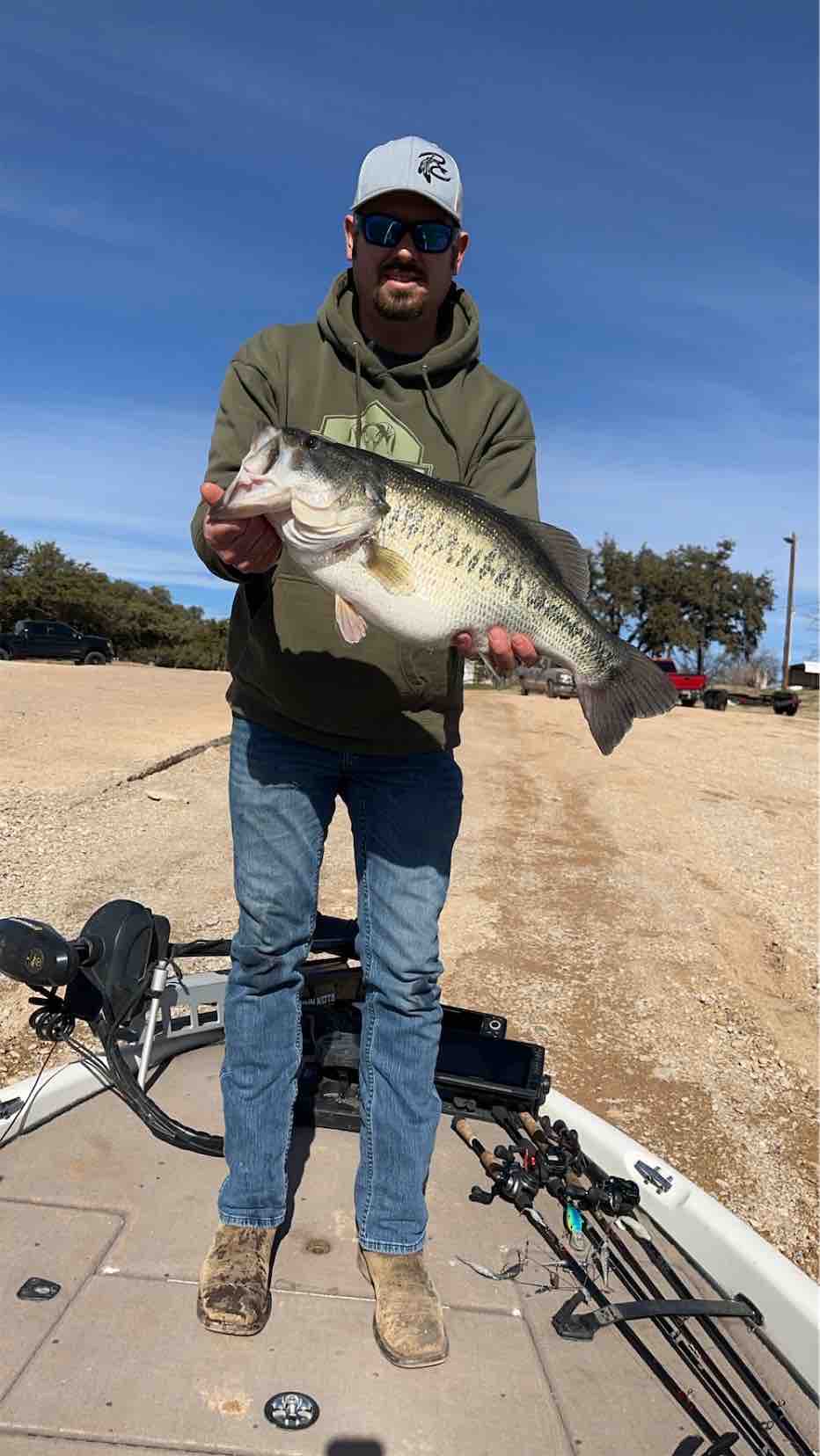 Jeremy Martin 10.6 Bass Oak Creek 1.13.24 (Courtesy TPWD)