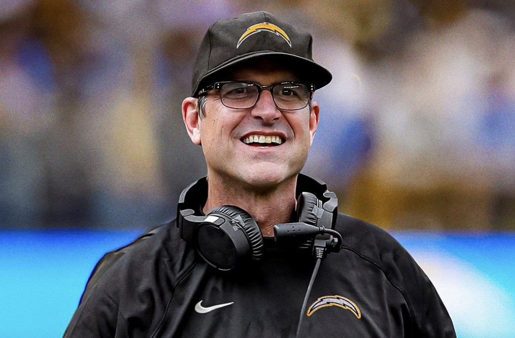New Los Angeles Chargers Head Coach Jim Harbaugh
