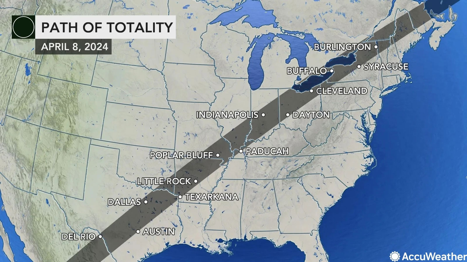 Total Eclipse happens on April 8, 2024