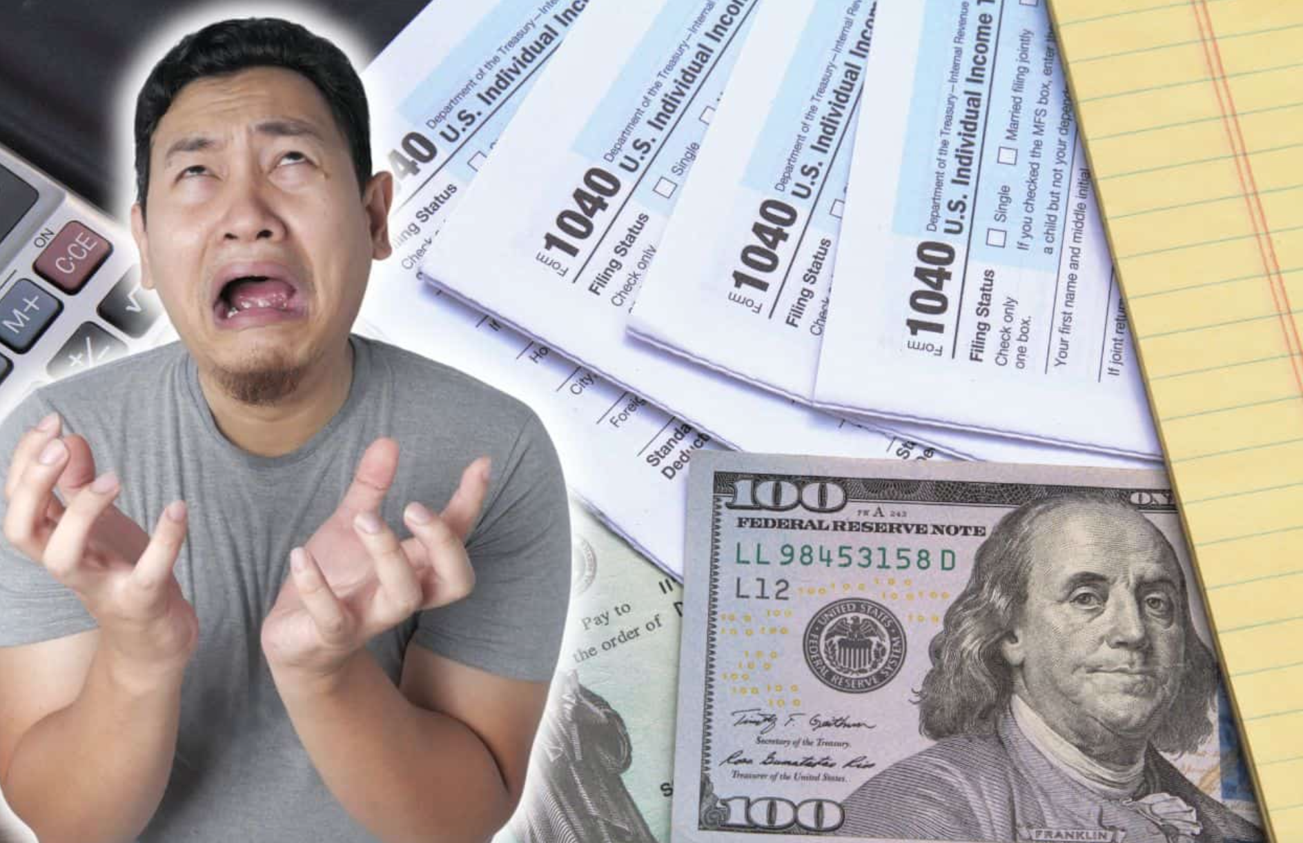 April 15 Tax Day Stress Courtesy Jack &amp; Kitty