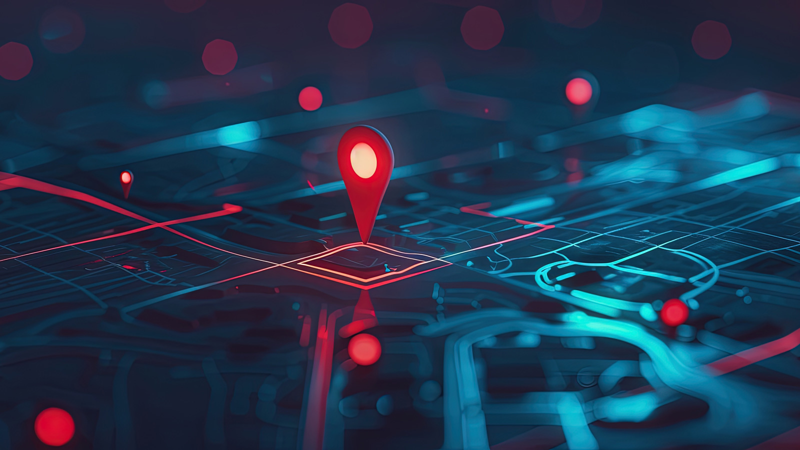 Data and Google Maps (AI Generated)