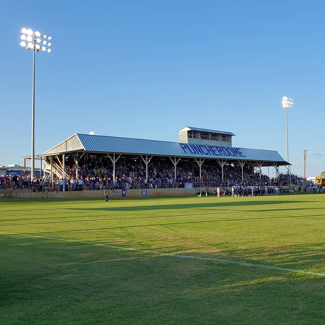 Mason's iconic Puncher Dome will have a temporary look in 2024 after its roof covering the home stands was damaged during a spring storm.