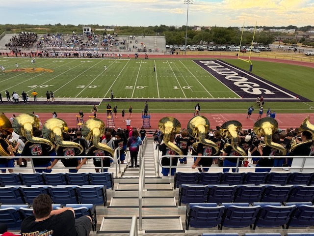 The Byron Nelson High School Band at the game against Frenship at Ablene Wylie on Aug 30, 2024