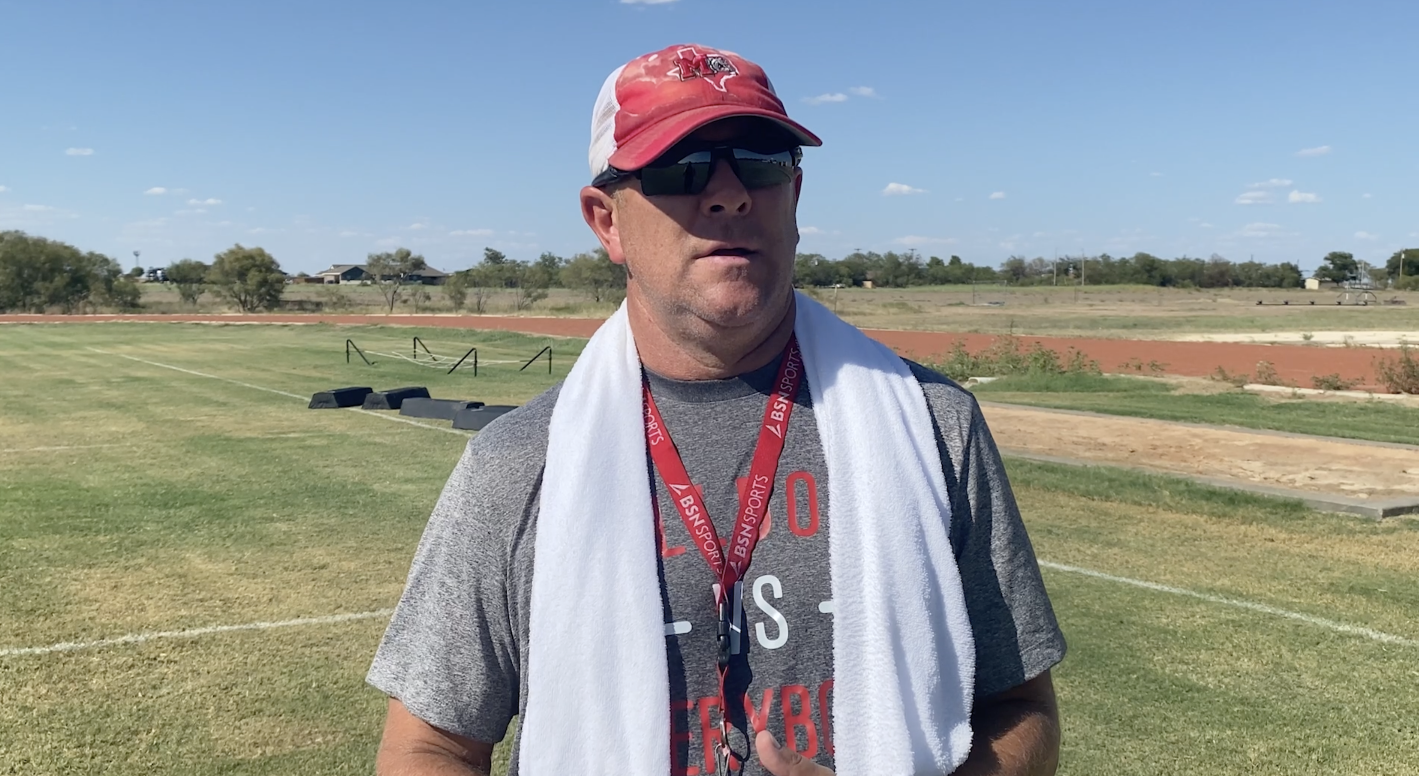 Miles Bulldogs head coach Jayson Wilhelm