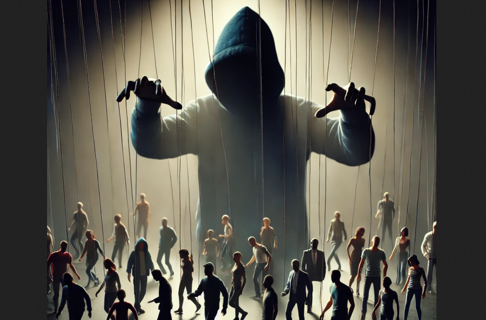 The Anonymous Puppeteer (Courtesy AI)
