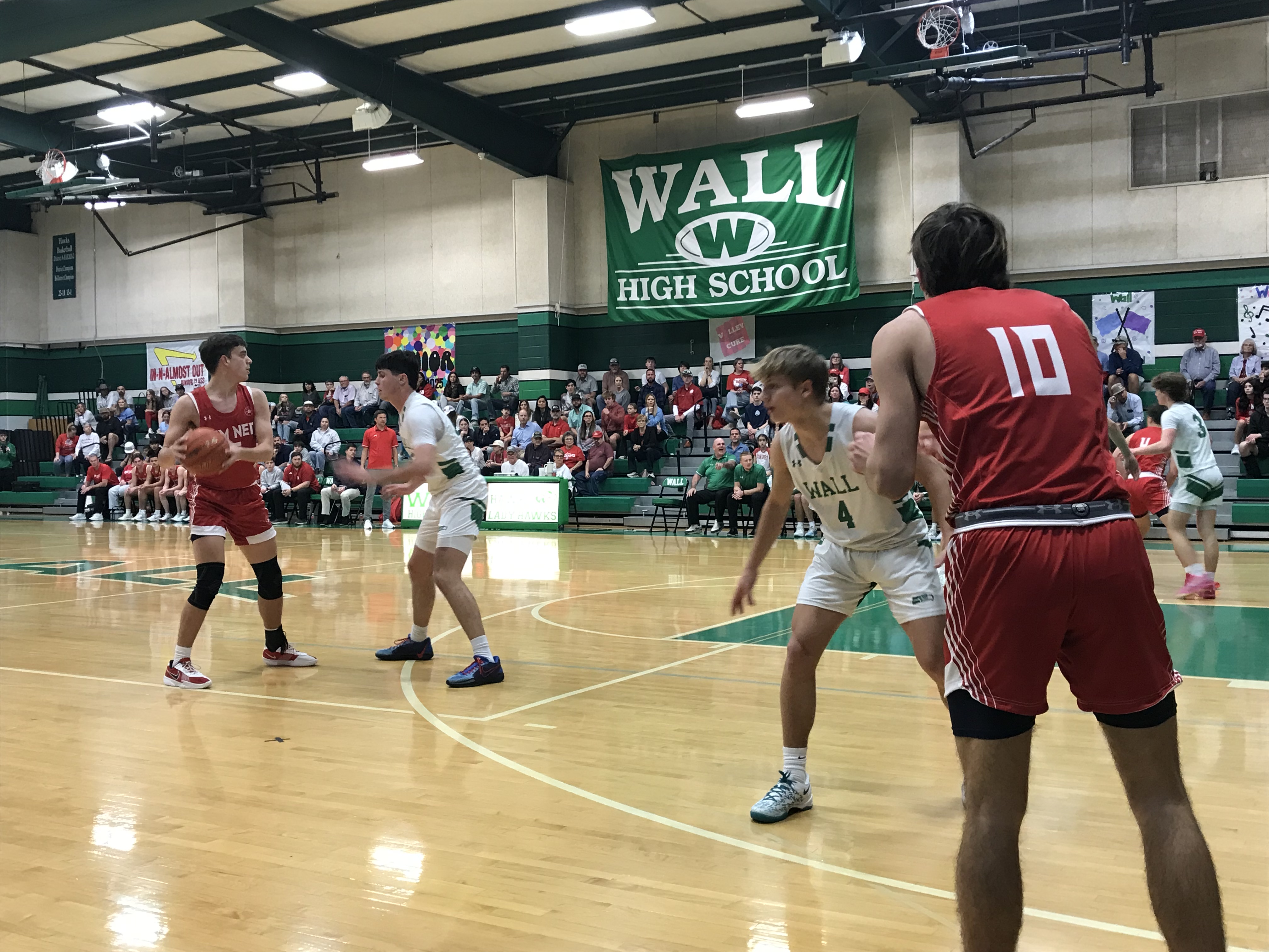 On the road against its biggest rival, Jim Ned jumped out to an early lead and held on for a 58-49 win thanks to a stellar defensive performance and 25 points from Wyatt Nickson.
