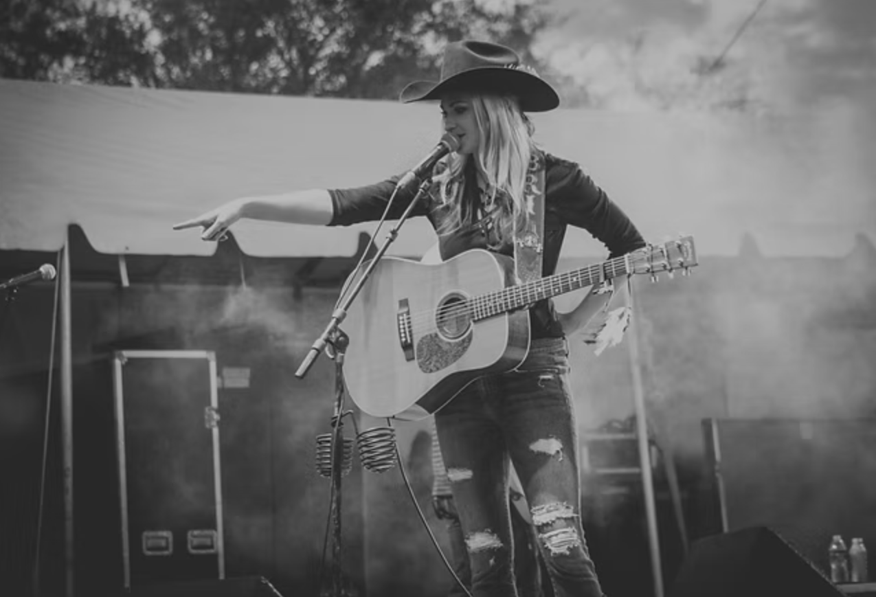 Bri Bagwell during a show