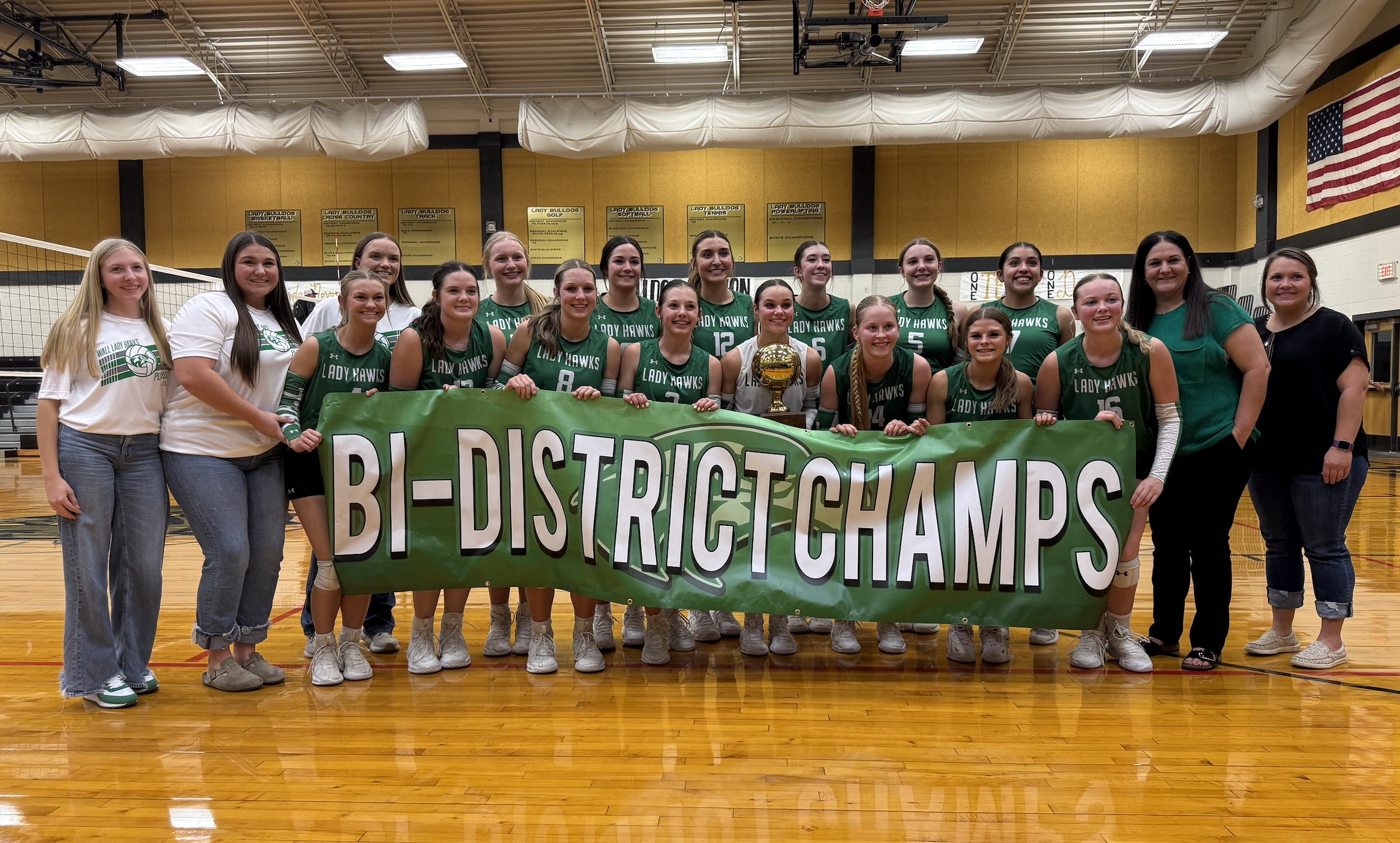 2025 Lady Hawks Sweep Blanco to Claim a Bi-District Championship
