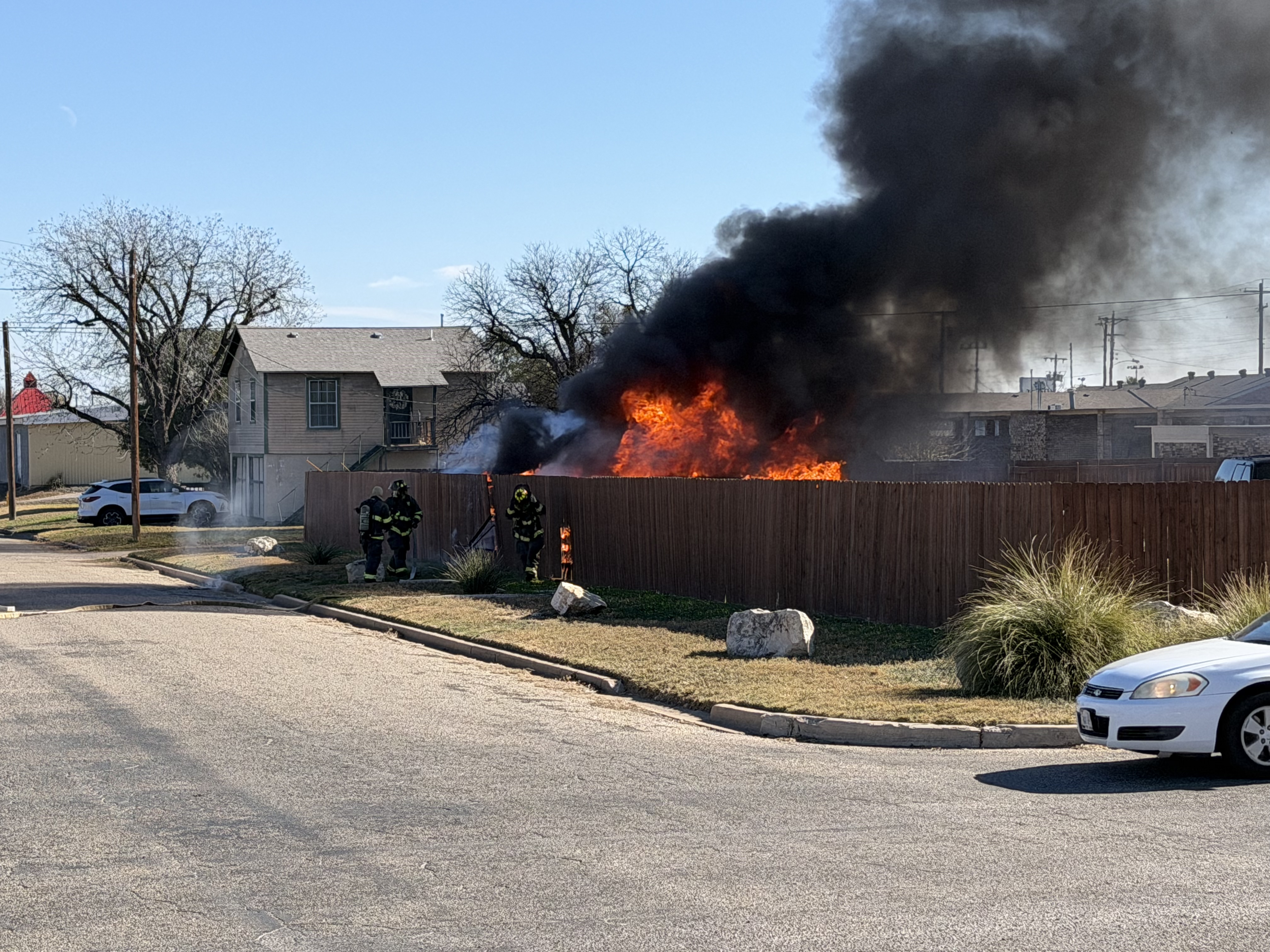 An electric vehicle fire was reported Friday afternoon in San Angelo at Randall Motors.