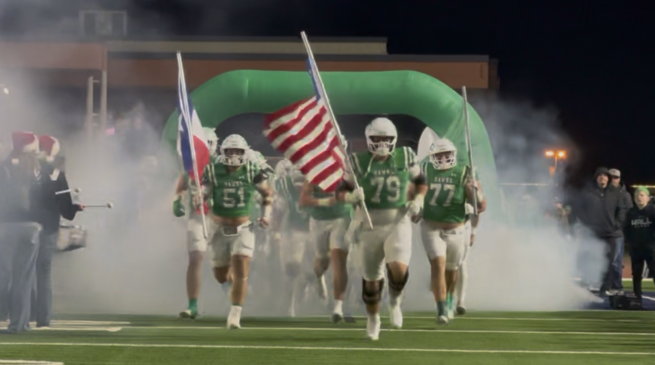 Wall Hawks take the field against Idalou Wildcats in San Angelo Stadium