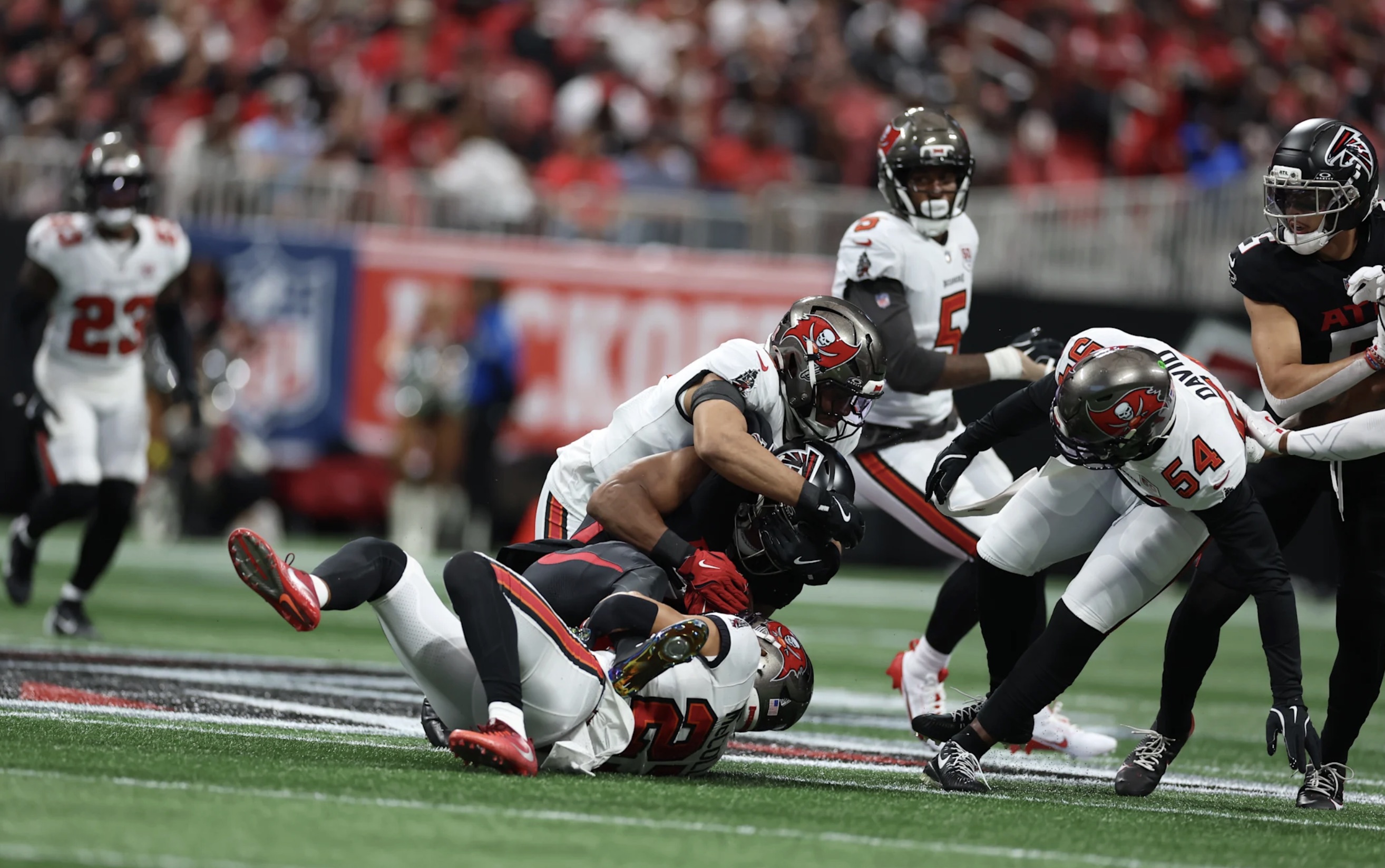 Tampa Bay Bucs vs. the Atlanta Falcons