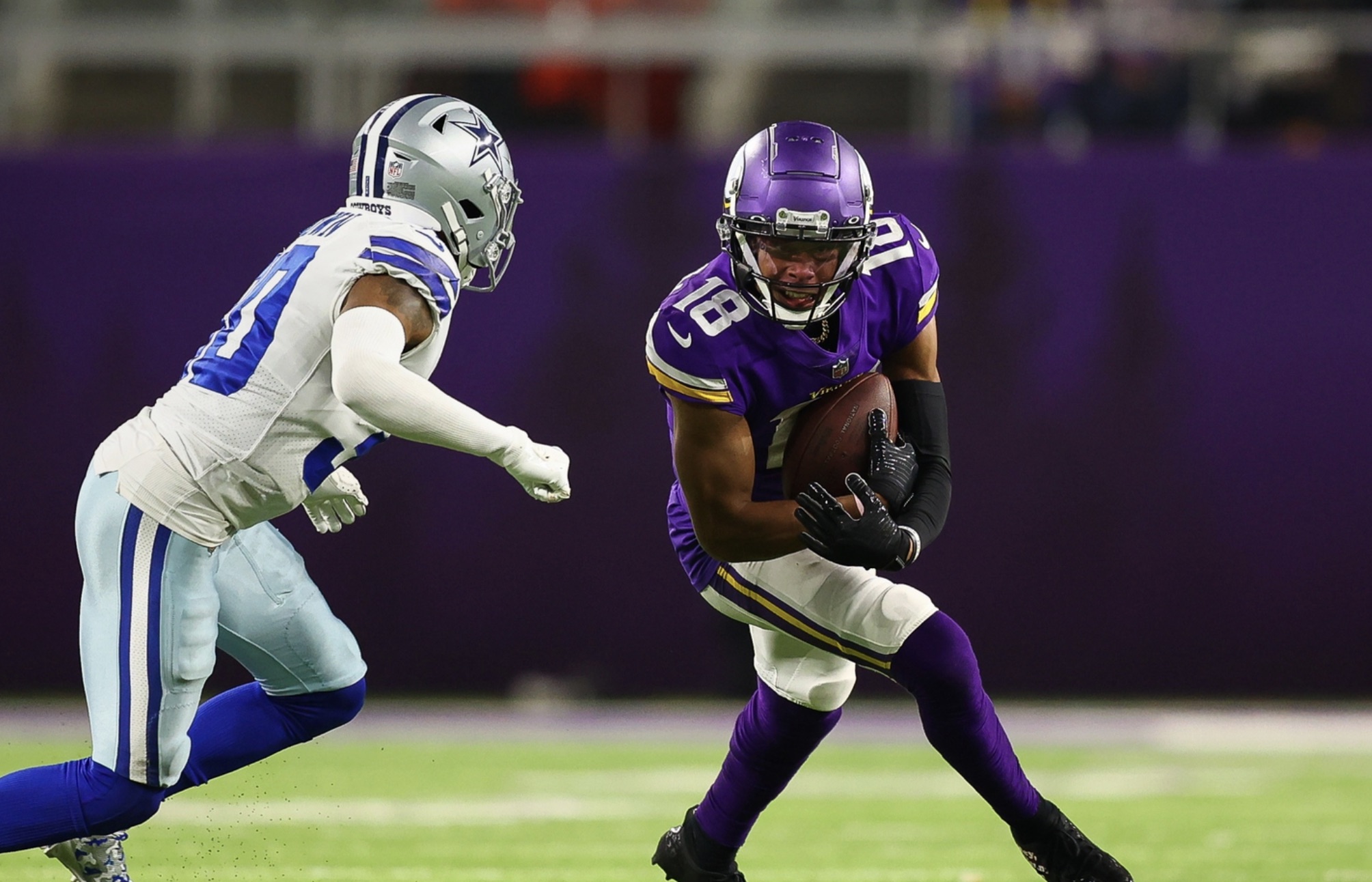 Dallas Cowboys in action against Minnesota