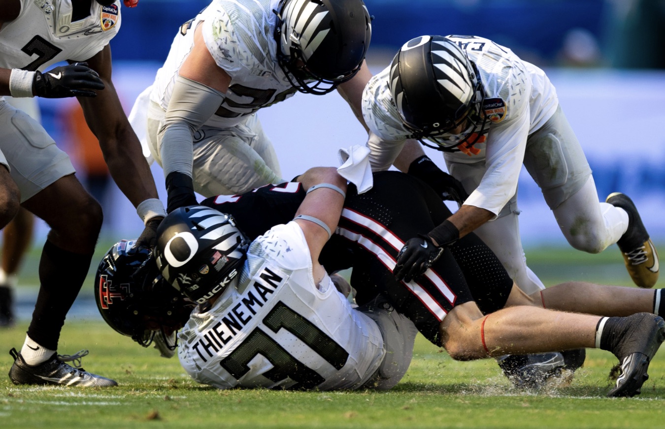 Texas Tech falls to Oregon in the quarterfinals of the College Football Playoffs