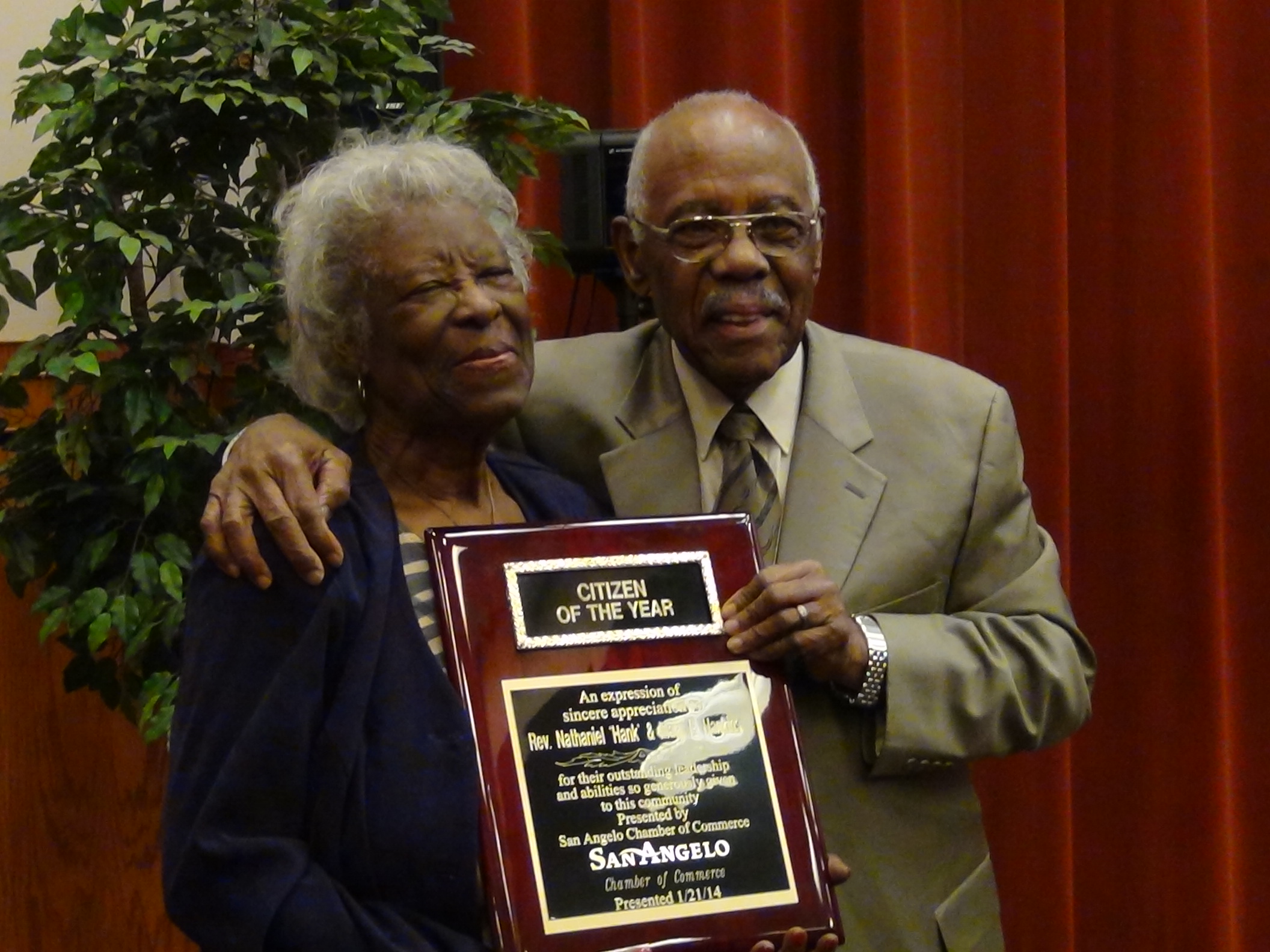 Mary and Nathanial 'Hank' Hankins (LIVE! photo by Cheyenne Benson)