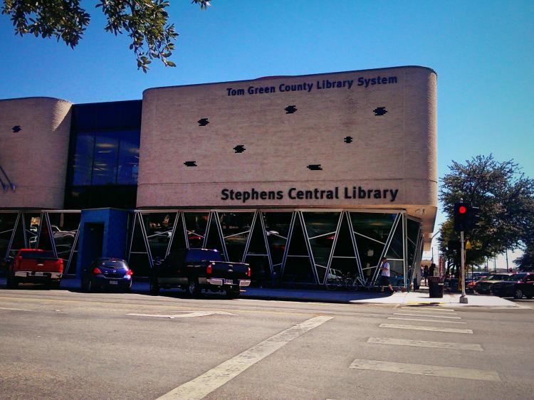 Stephens Central Library (LIVE! photo by Chelsea Schmid)