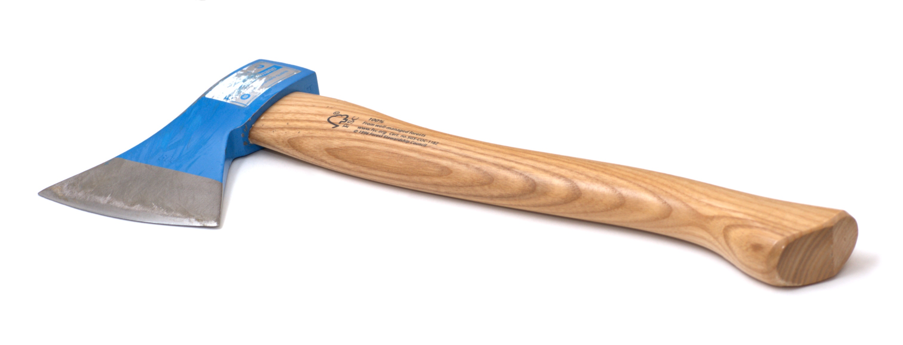 To qualify, said hatchet must be buried in the ground, not up to the aft in your antagonizer's chest (photo courtesy of wikipedia)