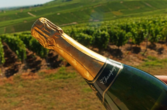 A bottle of champagne (Photo Courtesy of vinetalk.com)