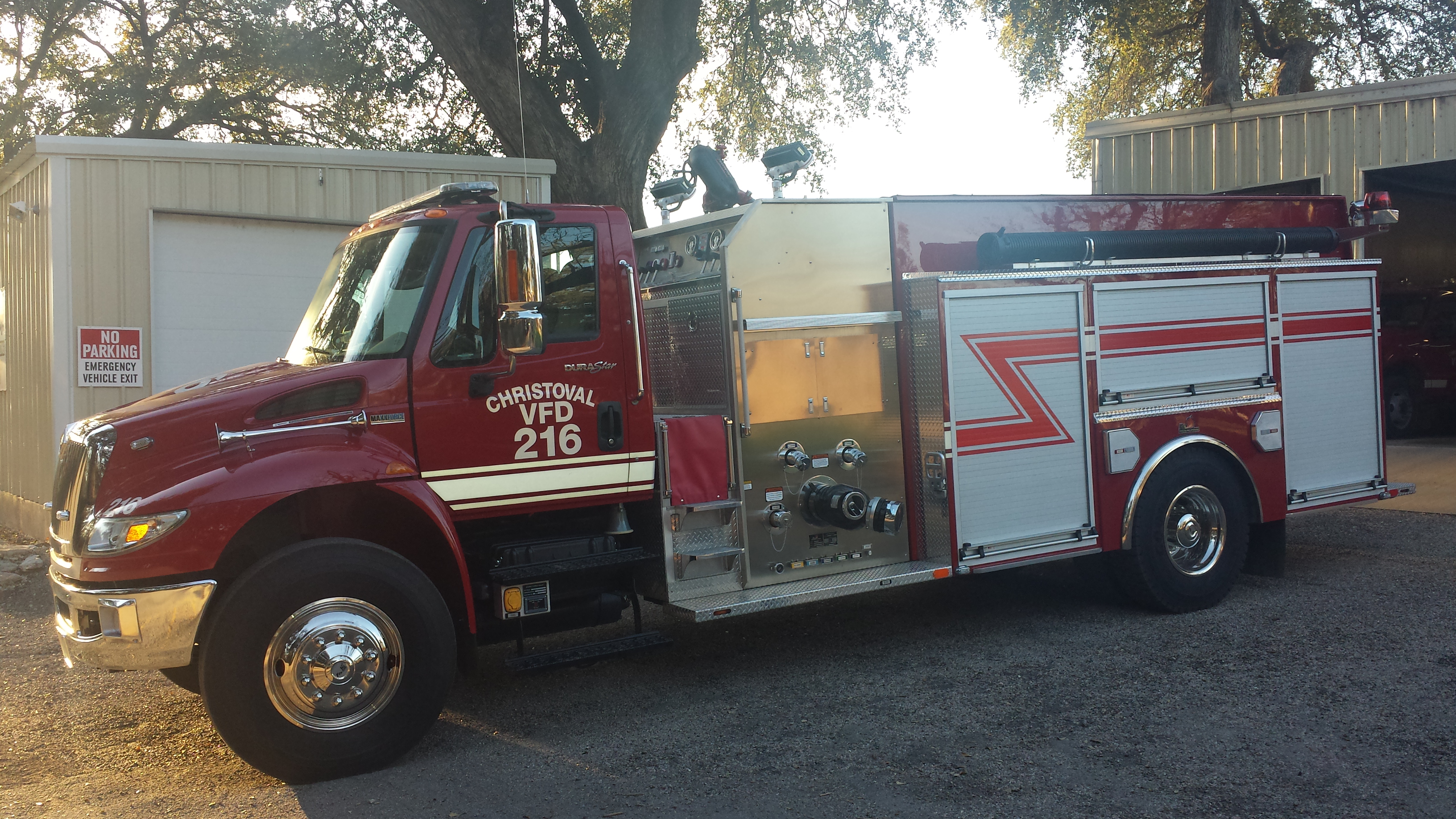 New CVFD Fire Truck (LIVE! photo/ Amanda Henson)