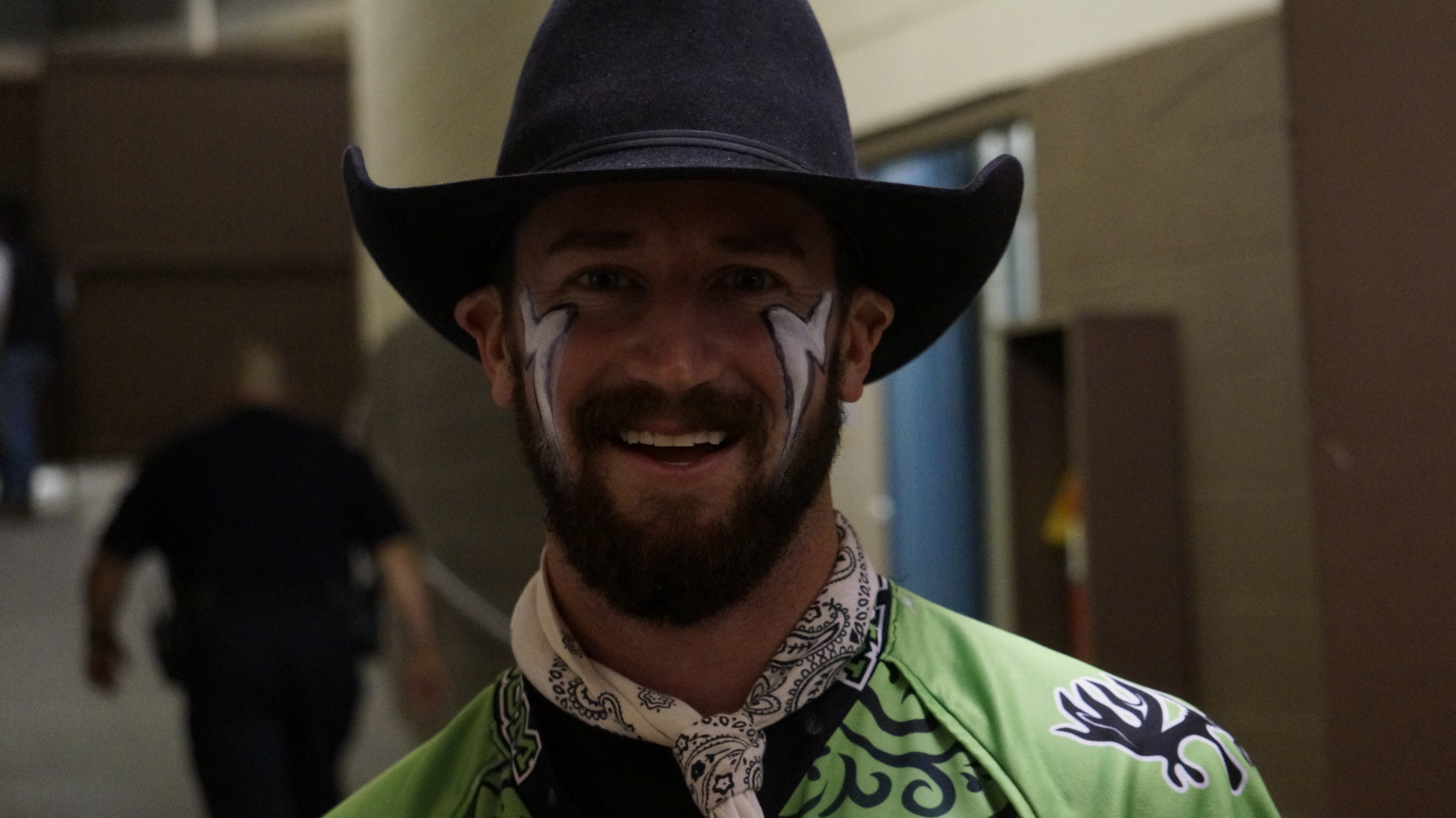 Weston Rutkowski pro bullfighter. (LIVE! Photo/Amanda Henson)