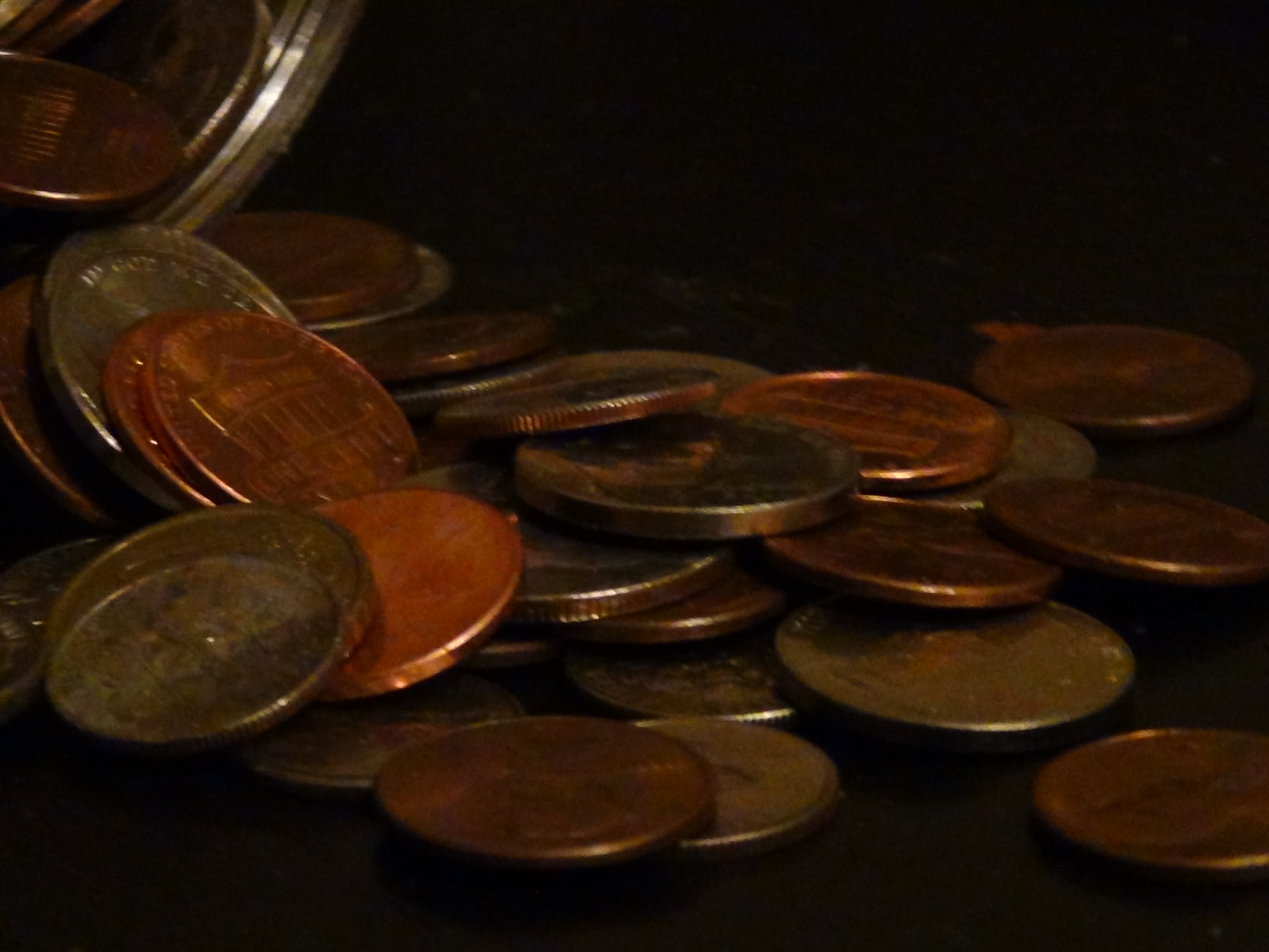 A variety of coins (LIVE! photo by Cheyenne Benson)