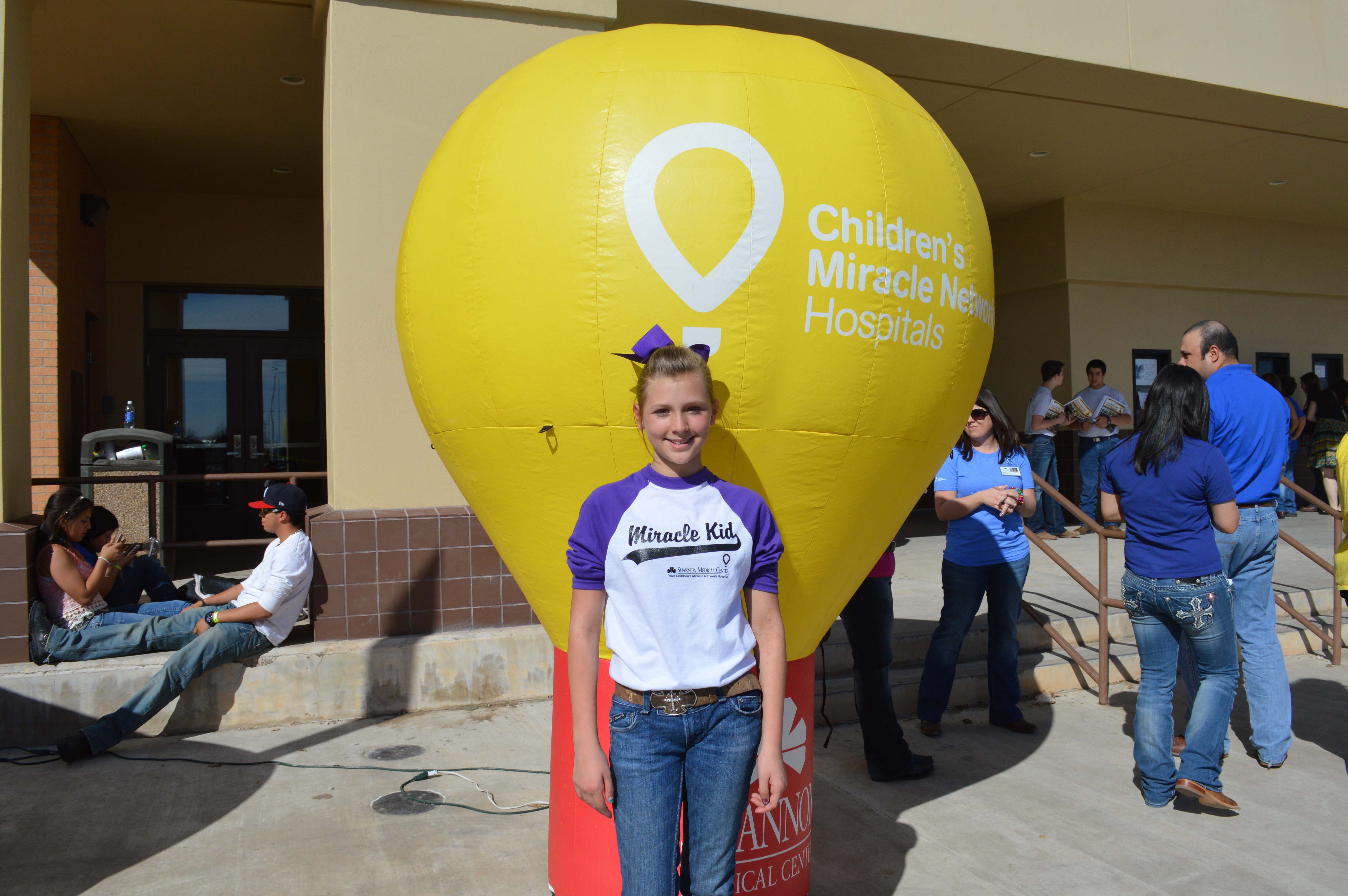 Chelby Caston was previously a miracle kid. (LIVE! Photo by Lauren Lopez)