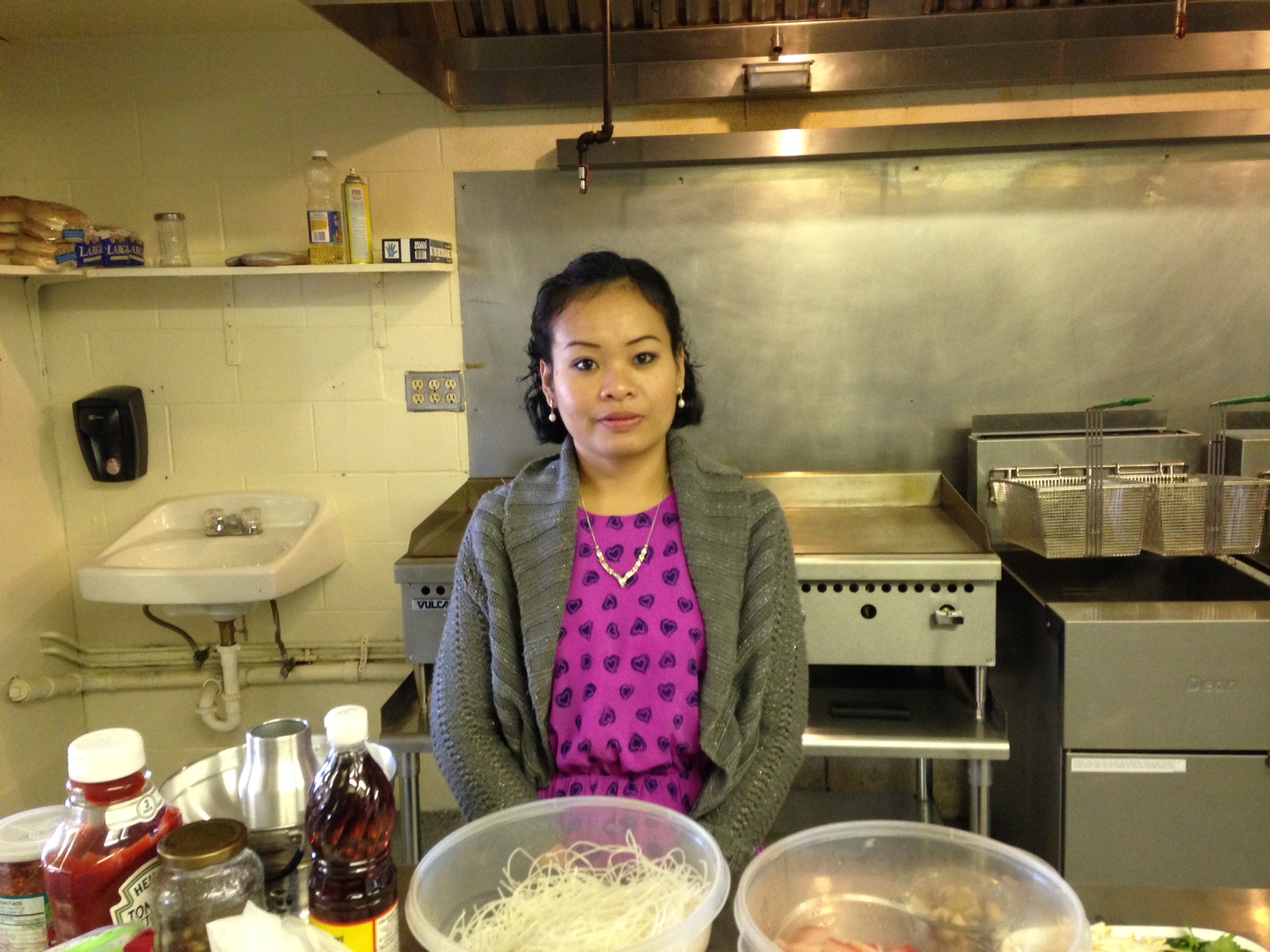 Usanee 'Moo' Lloyd is the cook behind Mojo's Thai cuisine. (LIVE! Photo/Chelsea Reinhard)