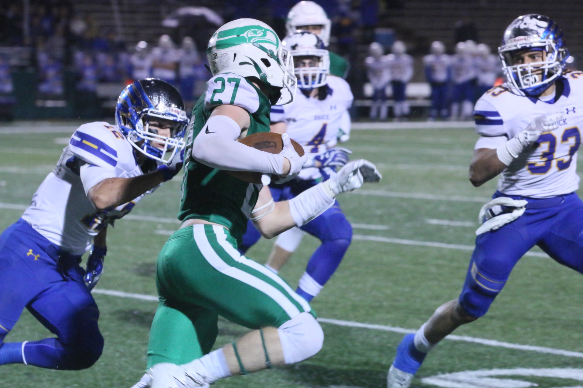 Wall running back Thomas Halfmann in the 2016 3A D1 Regional Championship vs Brock. (Contributed/Rodney Fleming)