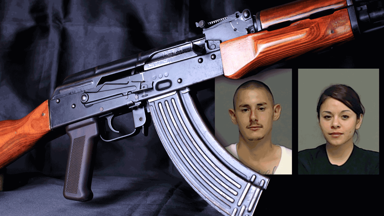 Gerardo Reese Constancio and Fantasia Monique Martinez have been arrested after firing an AK-47 out of a car on Knickerbocker.