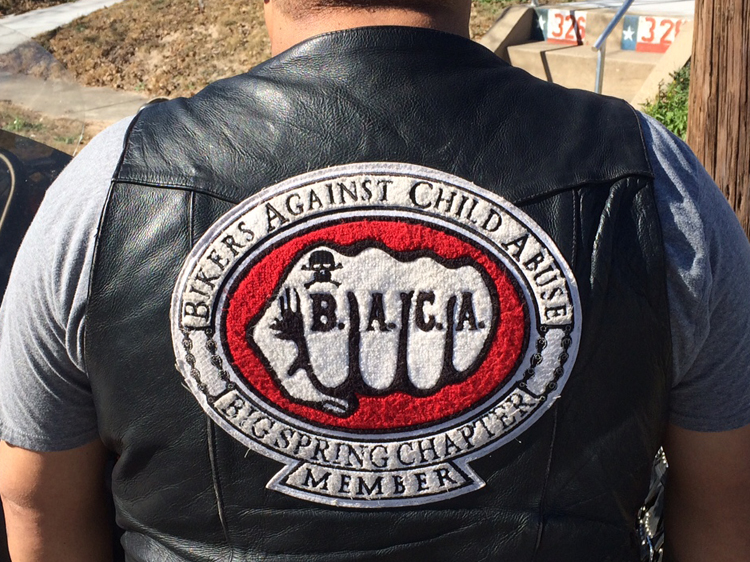 BACA, or Bikers Against Child Abuse, adopted its first San Angelo child on Saturday. (LIVE! Photo/John Basquez)