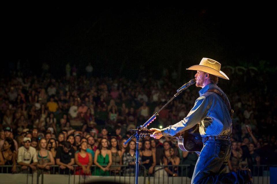 Cody Johnson performs at the River Stage in 2016