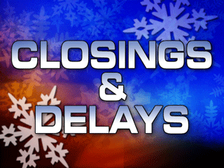 Weather closings and delays