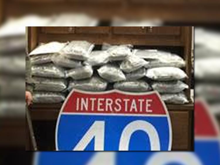 The TxDPS seized 25 pounds of marijuana and 12 ounces of hash in a traffic stop. (Photo/TxDPS)