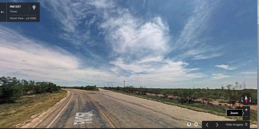 Three men died in a crash on FM1357 on March 20. (Google Street View)