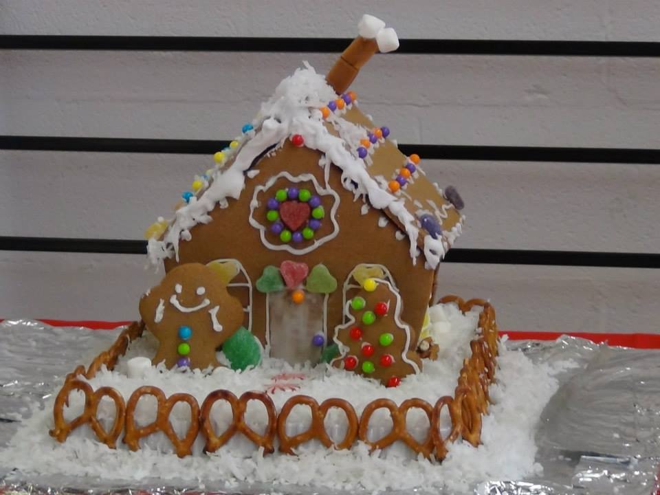 A gingerbread house from this year's gingerbread house contest at Christmas at Old Fort Concho. (LIVE! Photo by Cheyenne Benson)