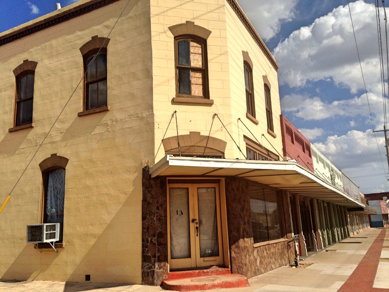 Two buildings at 4th and N. Chadbourne are being rehabilitated for business by John Fuentes and David Mazur. (LIVE! Photo/Chelsea Reinhard)