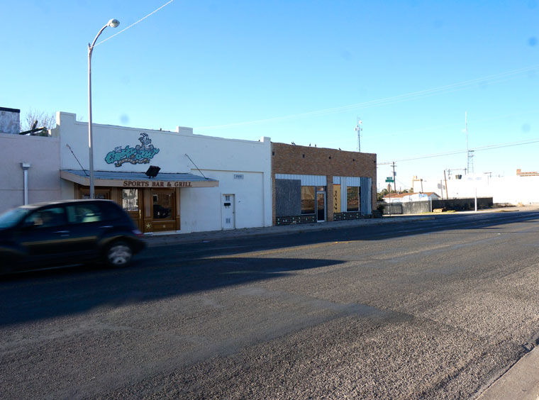 A motorist hit a pedestrian outside Crazy Goat Sunday morning and drove away. (LIVE! Photo/John Basquez)