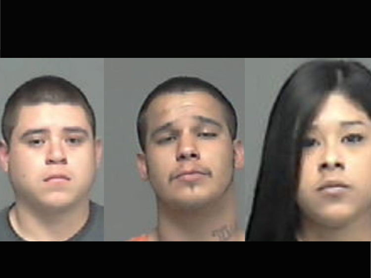 Daniel Anthony Diaz, Gaspar Callaway Salasar and Idalia Limon have all been indicted on felonies. (Contributed Photo/TGCJ)