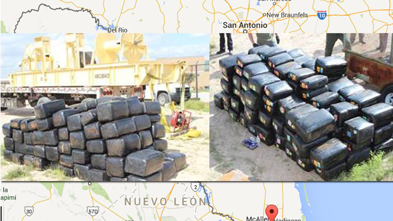 The TxDPS seized two tons of marijuana near the border in Weslaco. (Photo/DPS)